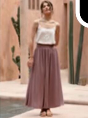 Nomad the Label Samara Ecovera Skirt, Plum, Size M/L
